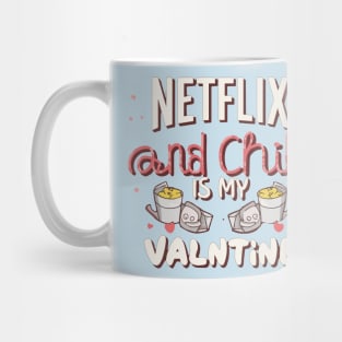 Unapologetically Solo: Netflix and Chill Valentine Vibes Mug